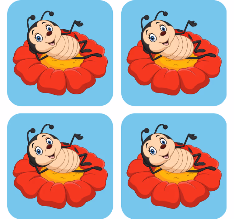 Blázen podtácek veselý brouček - TenStickers