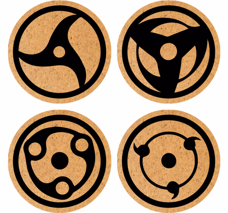 Anime znaky a symboly geek tácky - TenStickers