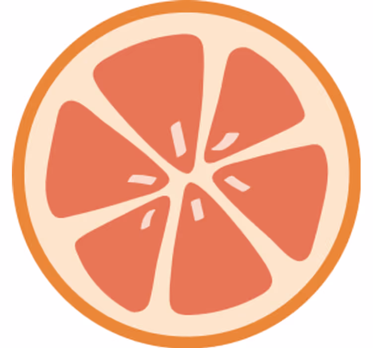 Pivní podtácek s motivy citrusových plátků - TenStickers