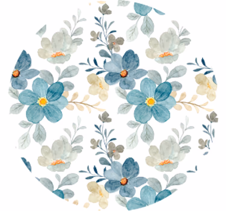 Moderní podtácek s botanickou texturou - TenStickers