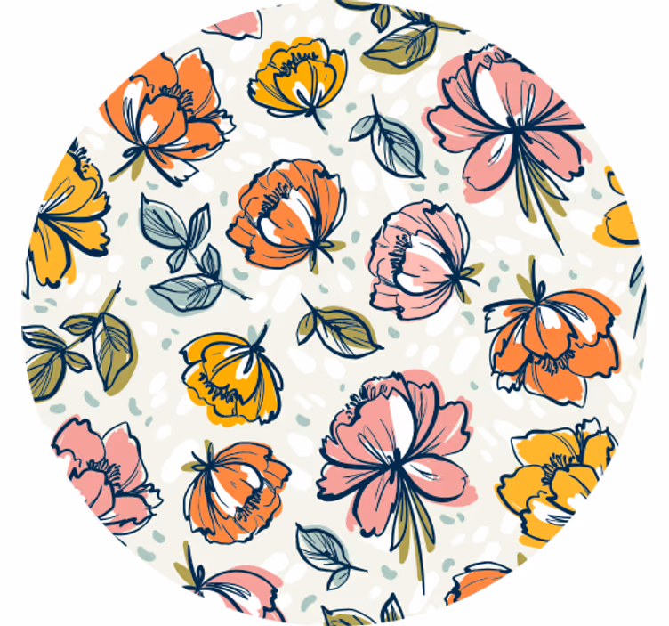 Moderní podtácek v botanickém stylu - TenStickers
