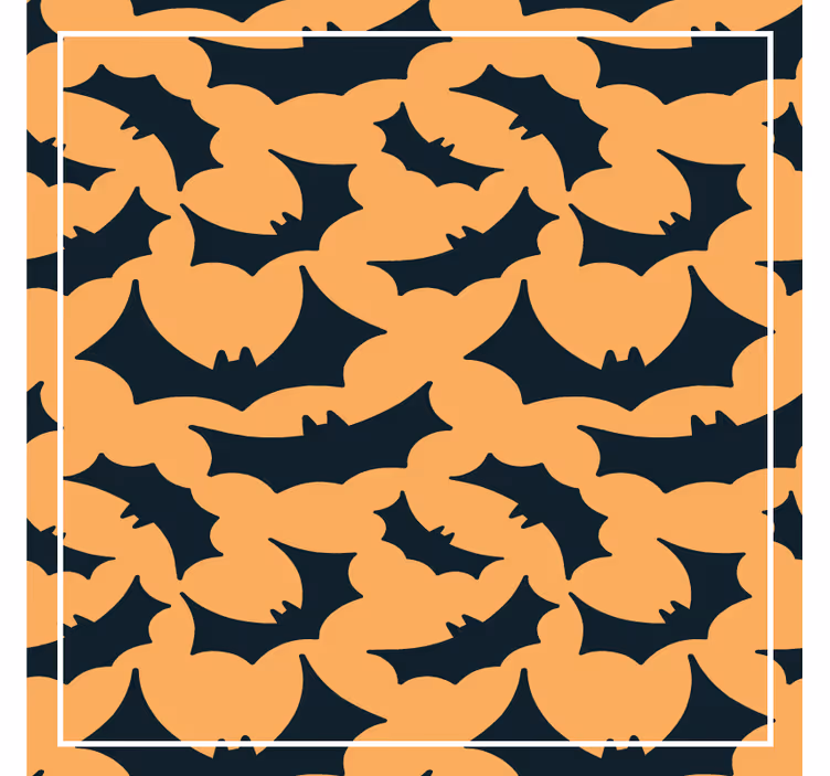 Halloweenský podtácek s motivem netopýrů - TenStickers