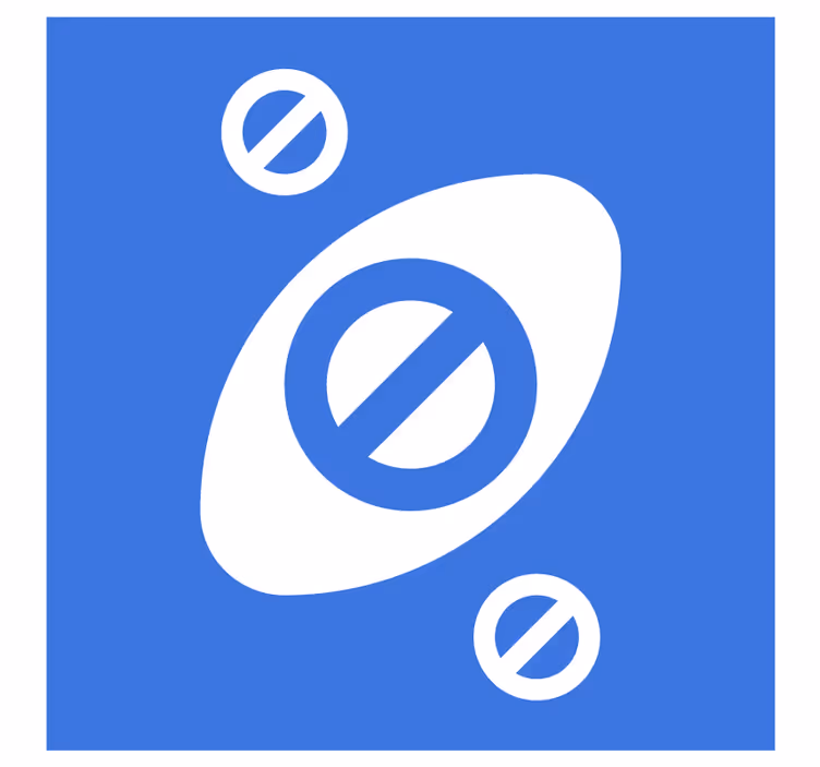 Pivní podtácek abstraktní modré tvary - TenStickers