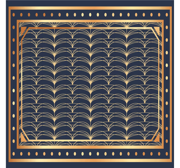Efekt textury podtácků elegantní geometrický vzor - TenStickers
