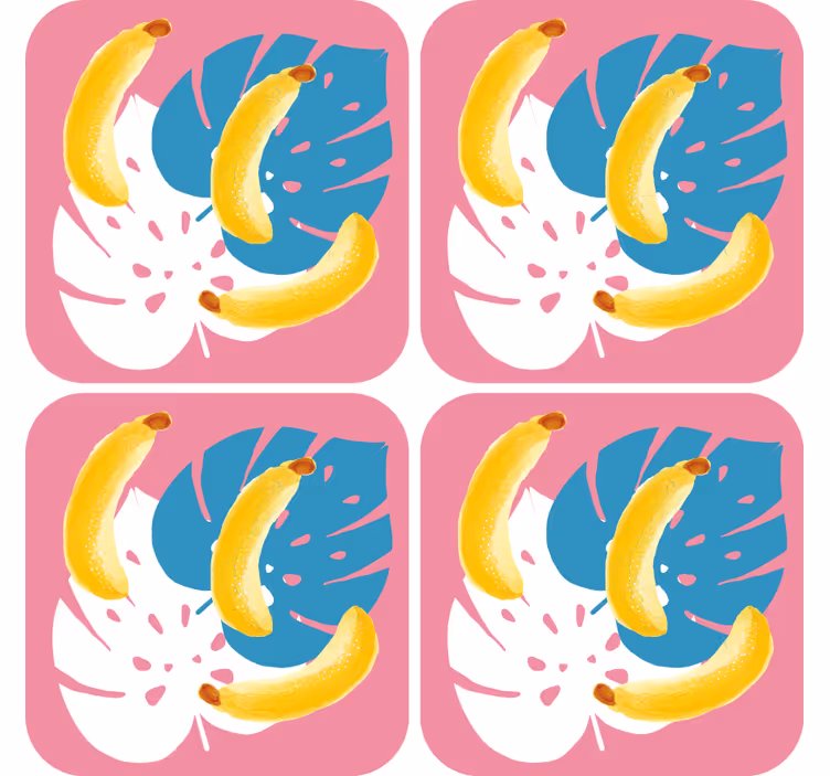 Blázen podtácek s živou banánovou aranží - TenStickers