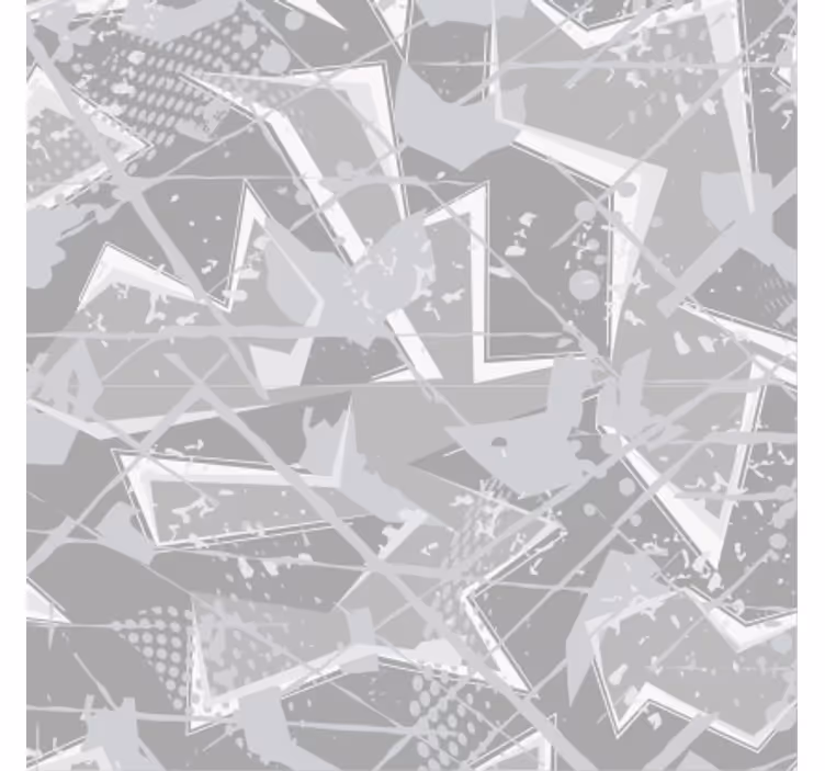 Efekt textury podtácků abstraktní geometrie - TenStickers