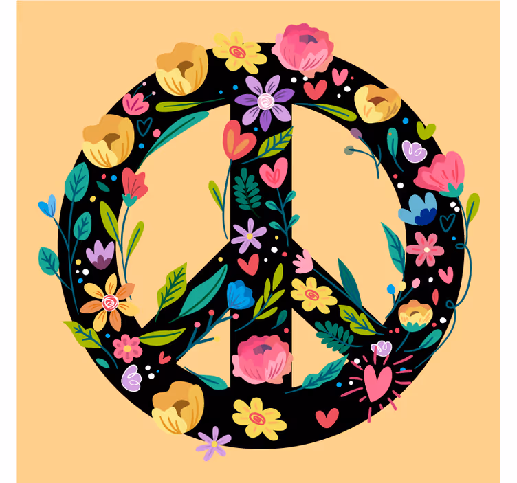 Podtácek citát botanická klidová symbolika - TenStickers