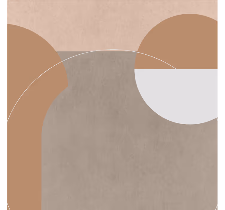 Moderní podtácek s abstraktními geometrickými tvary - TenStickers