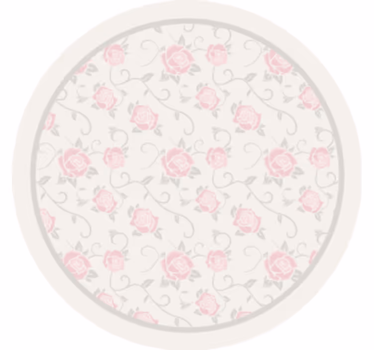 Vinobraní podtácek s vintage květinovým vzorem - TenStickers
