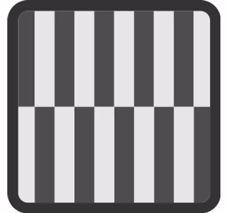 Efekt textury podtácků s pruhovaným vzorem - TenStickers