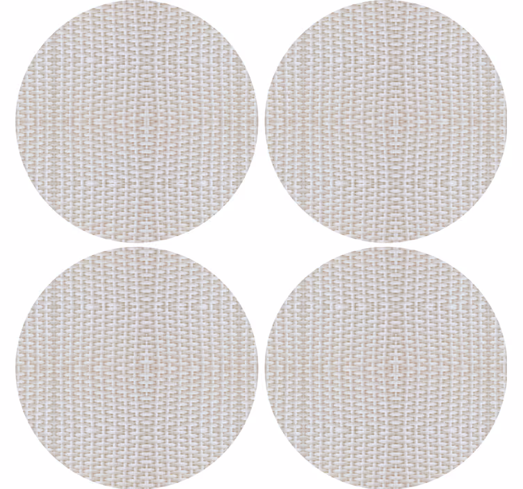 Efekt textury podtácků kruhové povrchy - TenStickers