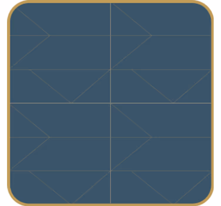 Tenké čáry geometrický vzor modernípodtácek - TenStickers