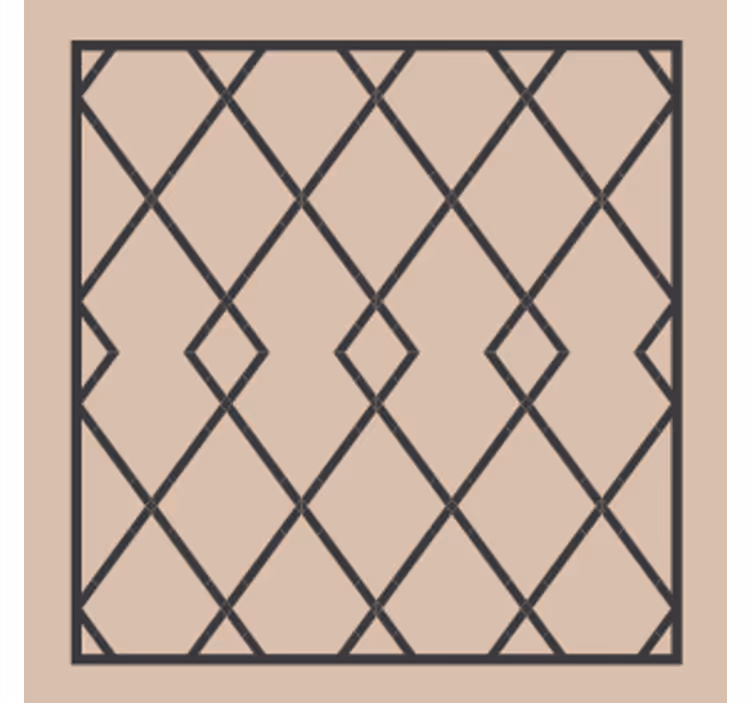 Efekt textury podtácků geometrická kompozice - TenStickers