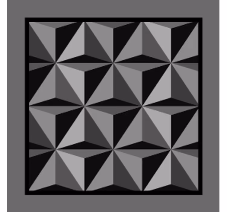 Efekt textury podtácků geometrických tvarů - TenStickers