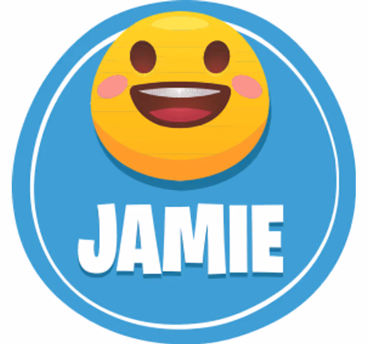 Přizpůsobitelný podtácek s úsměvem - TenStickers