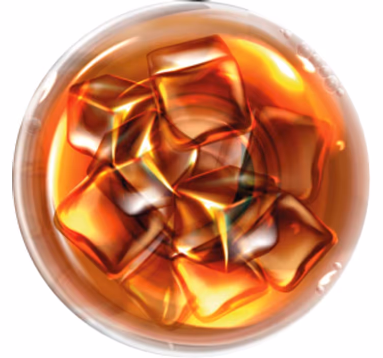 Sklenice na whisky Podtácek - TenStickers