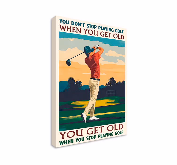 Obraza sport hraní golfu - TenStickers