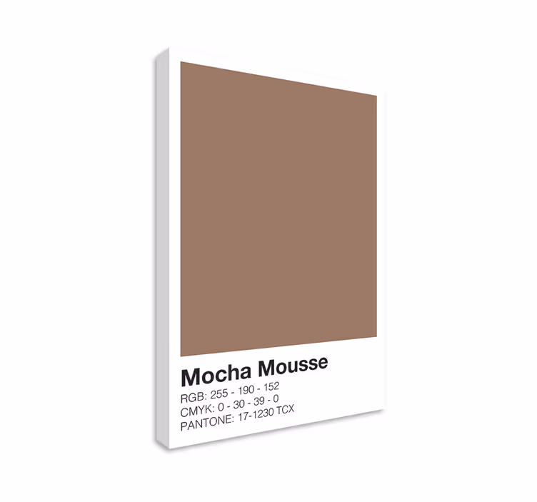 mocha barevné složení Moderní obraz - TenStickers
