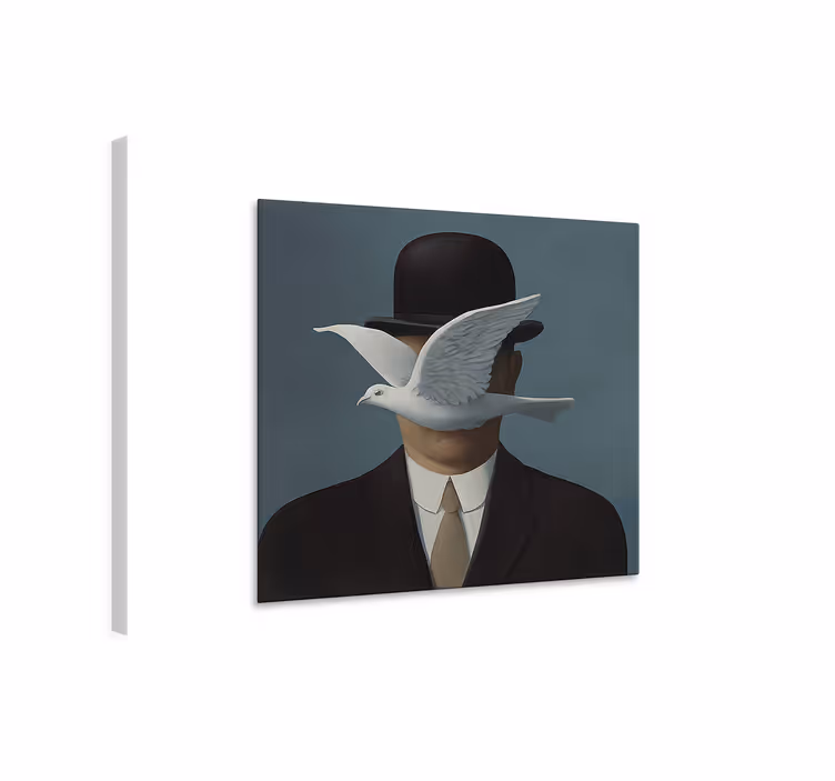 Muž v buřince Umělecká obraza - TenStickers