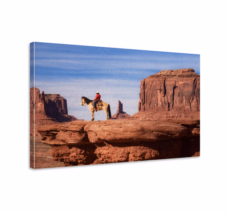 Obraza koní malba koní v divokém západu grand canyonu - TenStickers