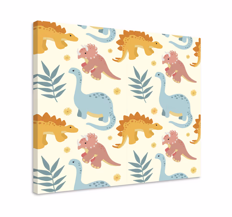 Obraza dinosaurů v minimalistickém stylu - TenStickers