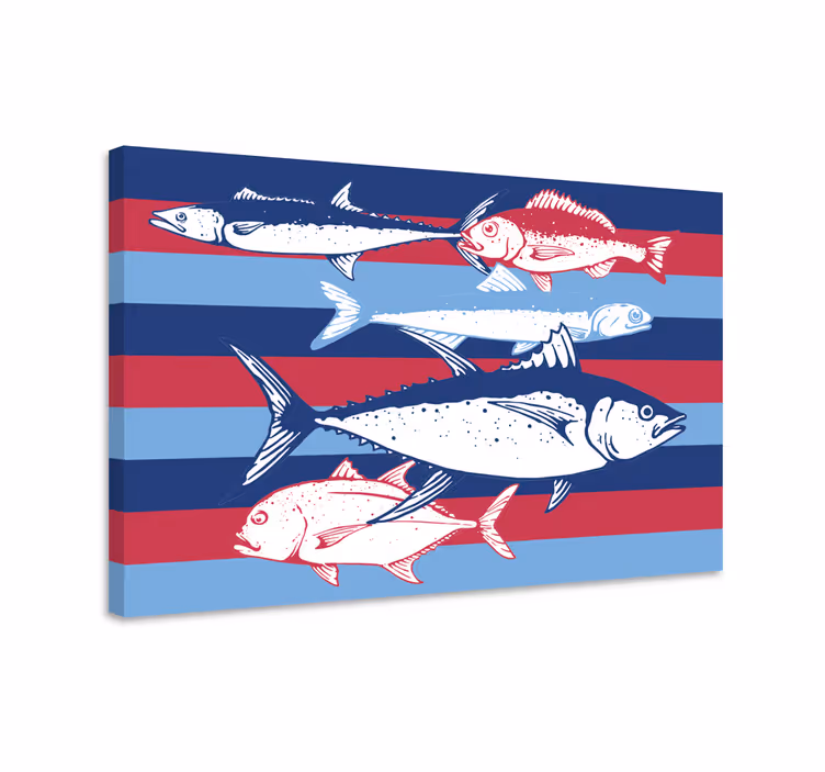 Obraz ryby ručně malované ryby - TenStickers