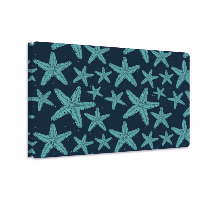 Obraz ryby starfish modré tóny notebooku - TenStickers