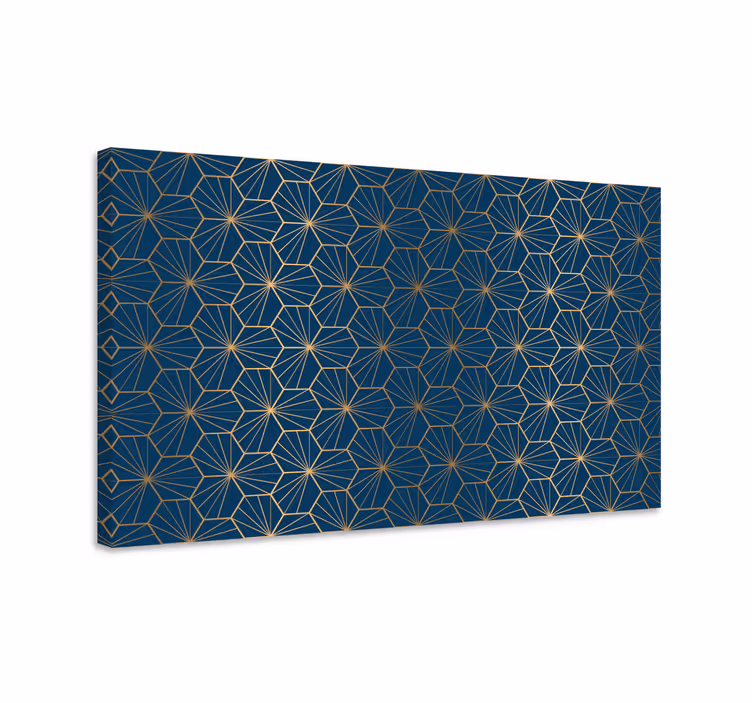 Elegantní geometrický vzor obraz nástěnné umění - TenStickers