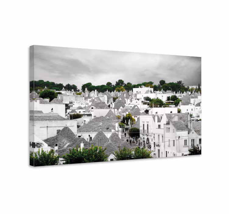 Alberobello trulli city obrazy na plátně - TenStickers