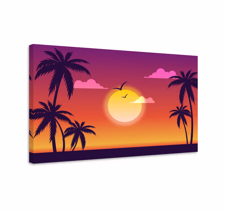 70. Léta při západu slunce - TenStickers