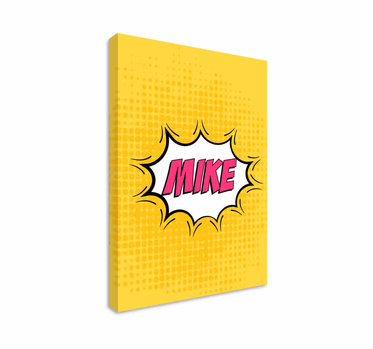 Název komiksu přizpůsobené obraz - TenStickers