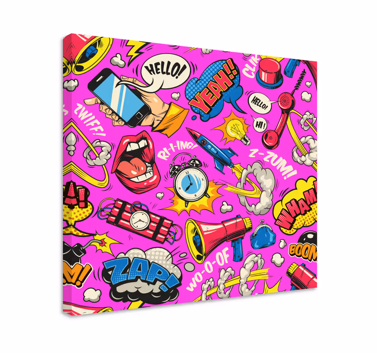 Světlé kresby na plátně - TenStickers