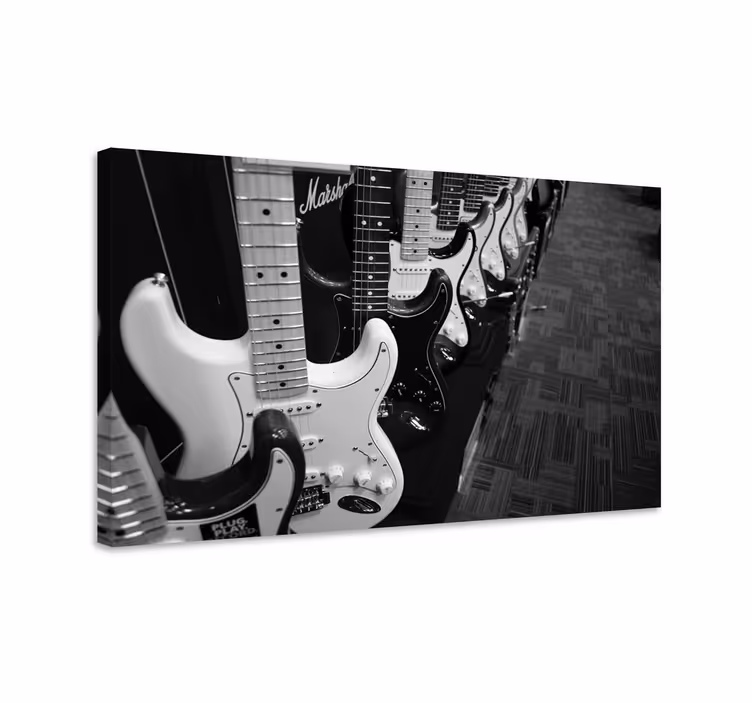 Guitarras electricas hudba obraz umění - TenStickers