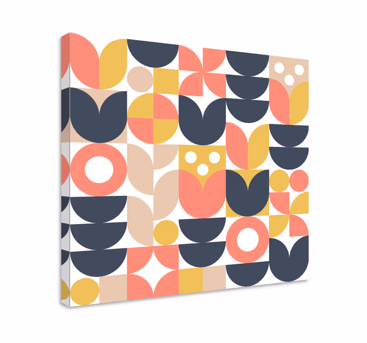 Geometrický tisk severského umění - TenStickers