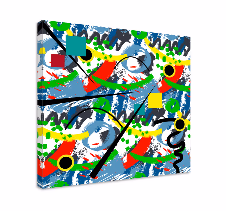 Kandinsky styl abstraktní obraz umění zdi - TenStickers