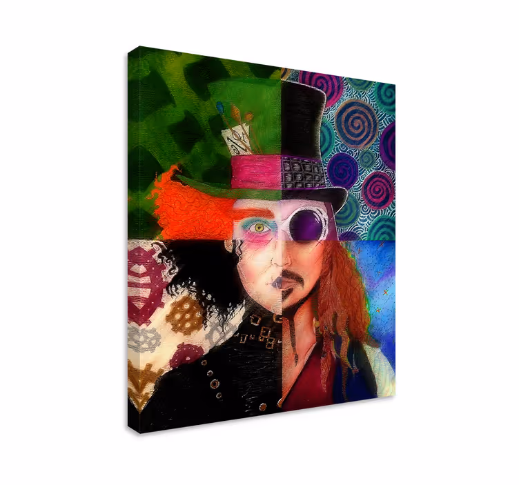 Obrazy na plátně personajes johnny depp - TenStickers