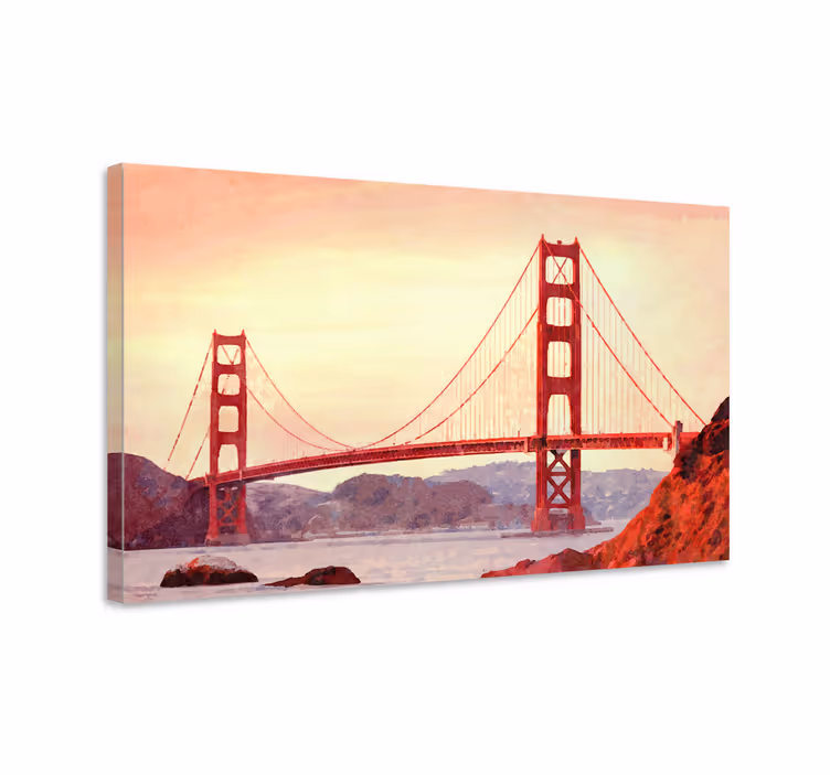 Obraz na plátně san francisco golden gate - TenStickers