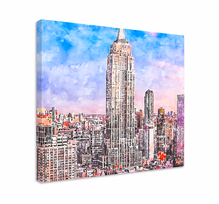 Ciudades new york city na plátně - TenStickers
