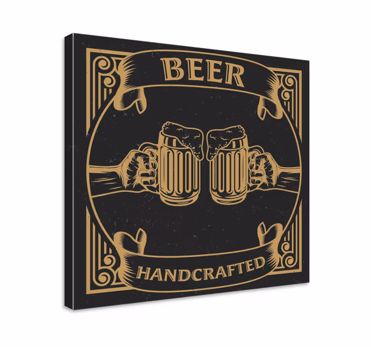 Bares rusticos cerveza rustikální obraz umění - TenStickers