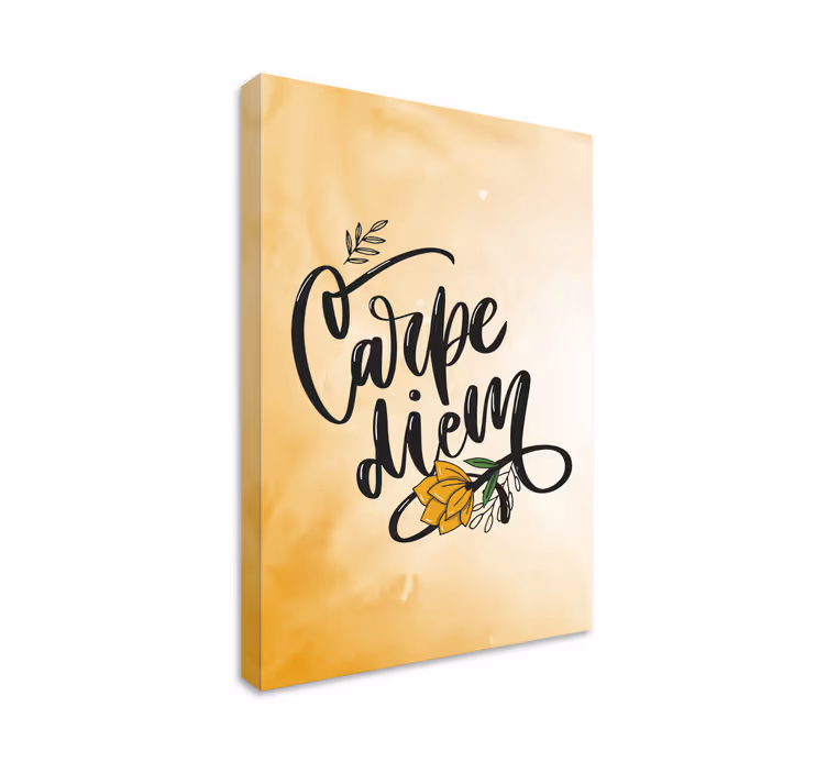 Carpe diem obraz nástěnné umění pro hlavní ložnici - TenStickers