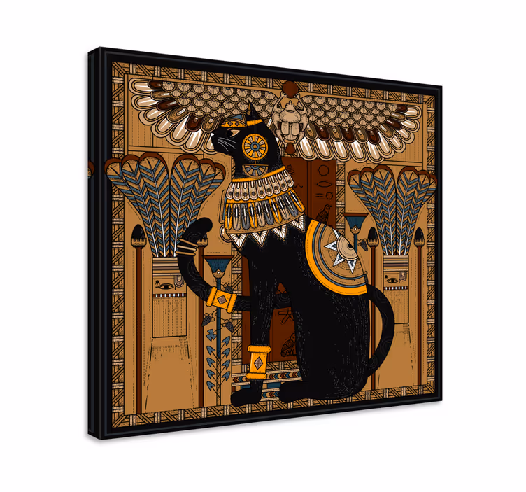 Obraz na plátně egyptská kočka - TenStickers