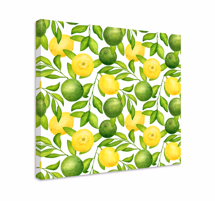 Citrony a limetky ovoce obraz umění - TenStickers
