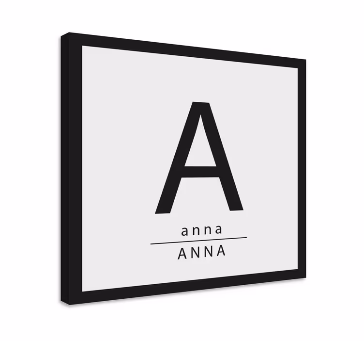 Minimalistické písmena abecedy - TenStickers