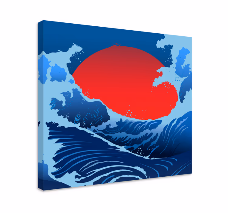 Oceán východ slunce krajina obraz - TenStickers