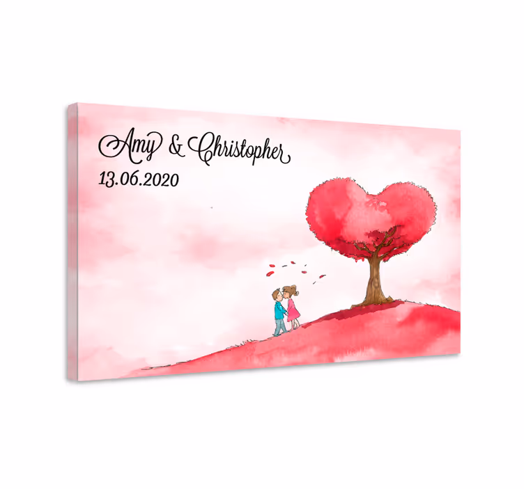 árbol beso přizpůsobitelné nástěnné umělecké obraz - TenStickers