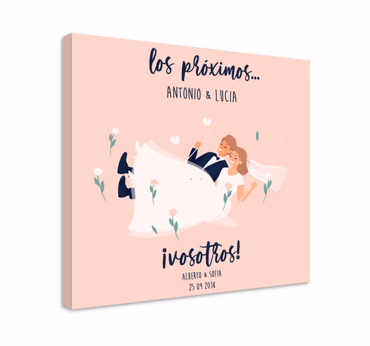 Obraza citací romantické svatební oznámení - TenStickers
