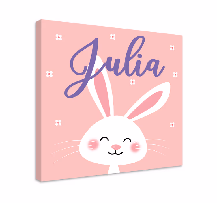 Obraza pro školku Šťastný králíček - TenStickers