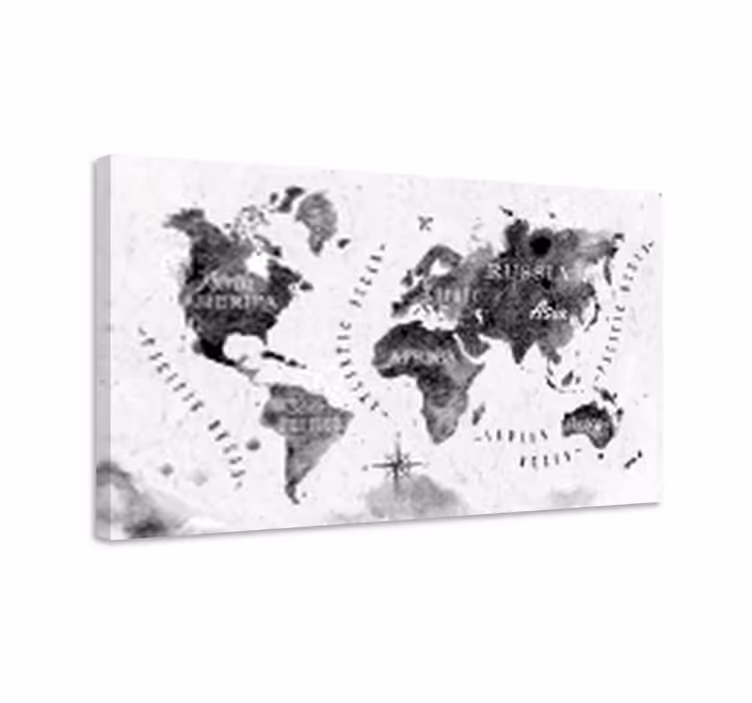 Malovat splash mapa světa obraz - TenStickers