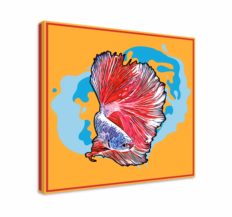 Obraz ryby vzrušující betta ryba - TenStickers
