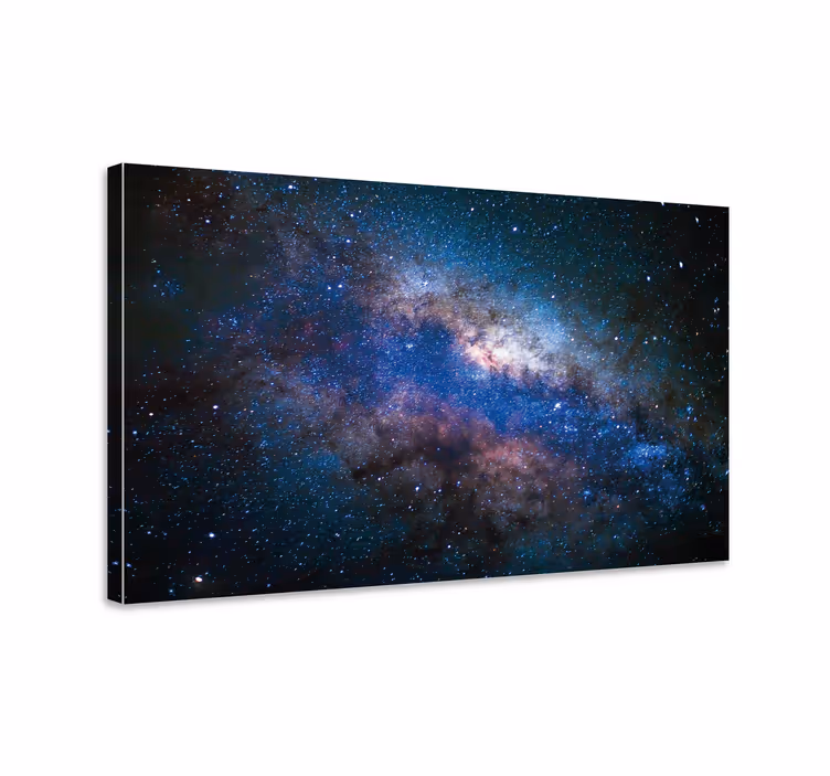 Tichá galaxie s hvězdami na plátně - TenStickers